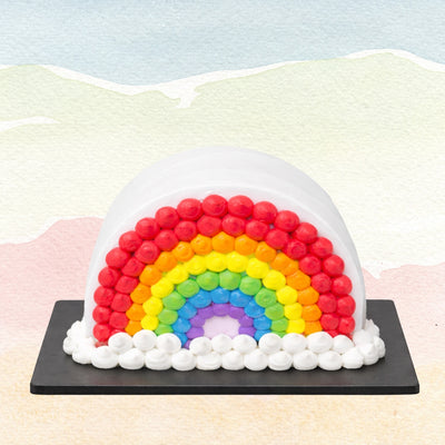 Snowy Rainbow Dome
