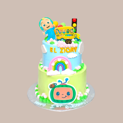 Two-Tier Baby JJ Rainbow Celebration