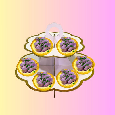 6 Pieces Cherry Custard Tarts