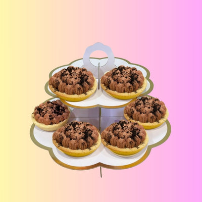 6 Pieces Chocolate Custard Tarts