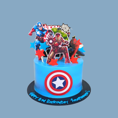 Avengers Superhero Cake