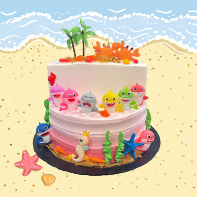 Baby Shark Summer Party (pink theme)