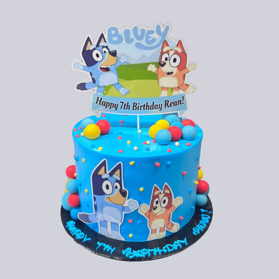 Bluey Birthday Bash Cake