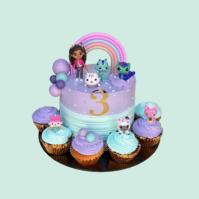 Gabby Dollhouse Cupcake Set