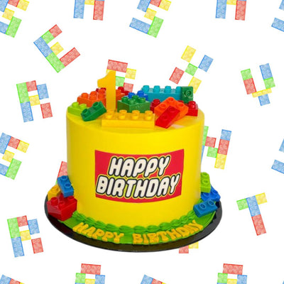 Lego Themed Cake