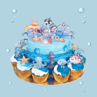 Little Diver's Adventure Cupcake Set