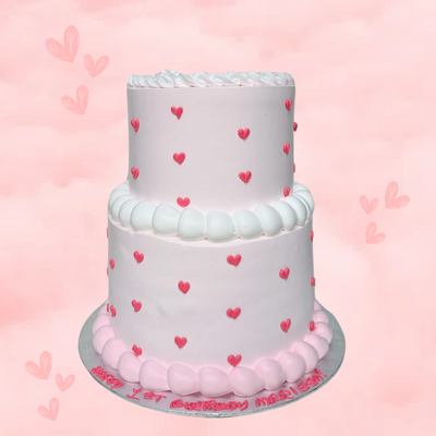 Two-Tier Love Whispers Heart