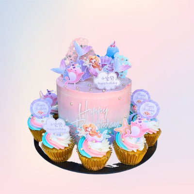 Mermaid Wishes Cupcake Set