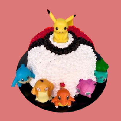 Pokemon Khanto Friends Cake