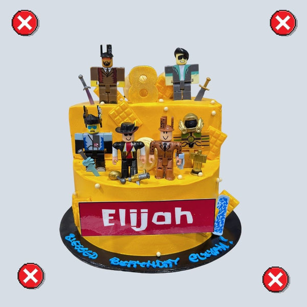 Halal-Certified Roblox Adventure Cake - Piece Of Cake