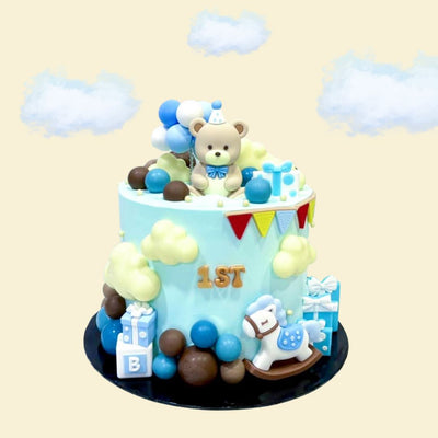 Soft Blue Bear Joy