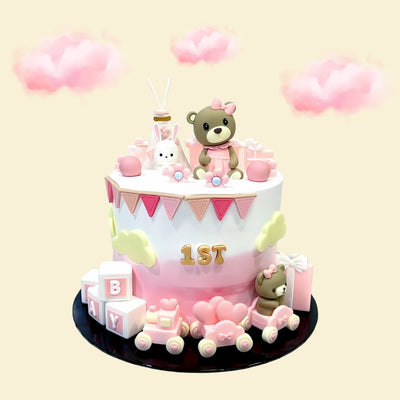 Soft Pink Bear Bliss