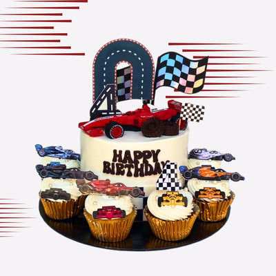 Speedway Showdown Cupcake Set