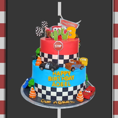 Two-Tier McQueen Race Track