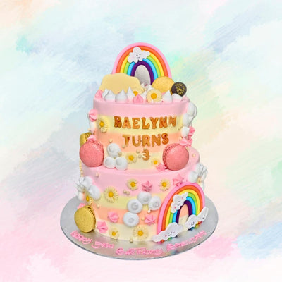 Two-Tier Pastel Daisy