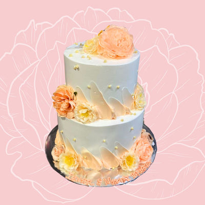 Two-Tier Pastel of Love
