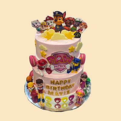 Two-Tier Paw Patrol Inspired Theme (For Princess)
