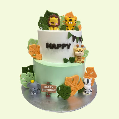 Two-Tier Wild Safari Party