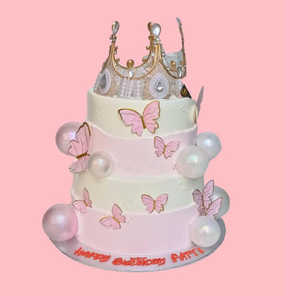 Two-Tier Pink Butterfly Dream