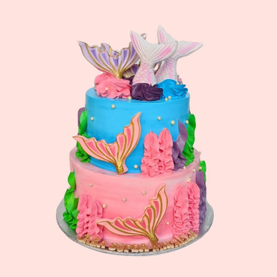 Two-Tier Magical Mermaid