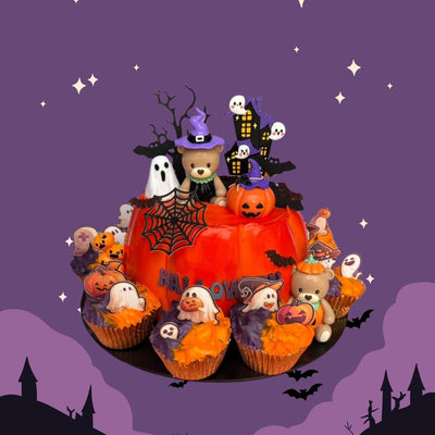 Halloween Cuddle Bears Cupcake Set