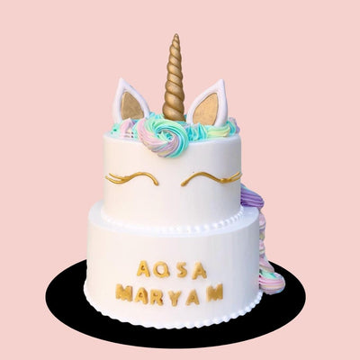 Two-Tier Cheerful Unicorn