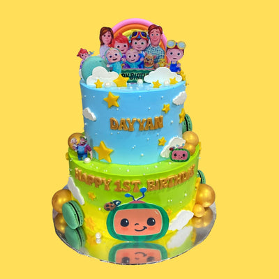 Two-Tier Cocomelon Reunion Celebration