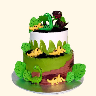 Two-Tier Friendly Dino World