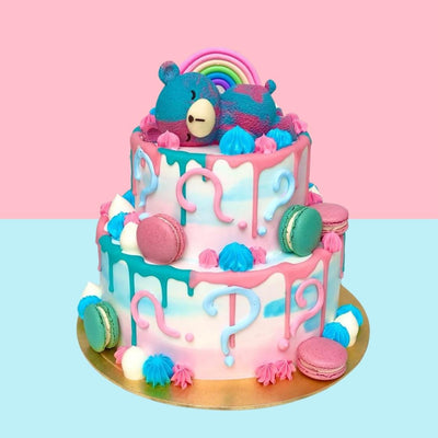 Two Tier Gender Reveal Teddy